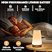 Auxmir Night Light, LED Touch Bedside Table Lamp, Remote Control Dimmable Light with RGB Color Changing, USB Rechargeable, Portable Lamp for Children, Kids, Bedroom, Living Room, Camping