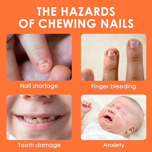 2er Pack Bitterer Nagelstift, Nägelkauen Stoppen Stift, Bitterer Stift gegen Nägelkauen & Daumenlutschen, Für Kinder und Erwachsene, Nagelpflege ohne Glanz, Hilft Gewohnheiten abzulegen