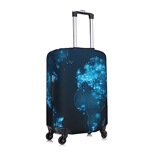 Housse de bagage DEHIWI valise protégée fermeture éclair noir L
