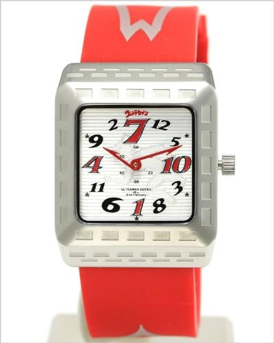 Amazon ウルトラマン シリーズ腕時計 Ultraman時計 メンズ レッド Ultra Seven ジャンピングアワー ウルトラセブン メンズ腕時計 腕時計 通販