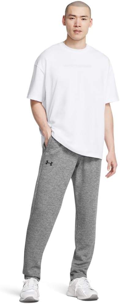 Under Armour Mens Armourfleece Twist Tapered Leg Pant - Image 3