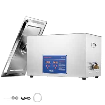 VEVOR 30L Ultrasonic Cleaner with Digital Control, 40kHz, Stainless Steel