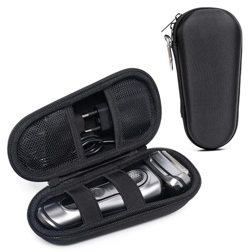 seplouis Estuche de Viaje para Afeitadora Eléctrica Braun Series 3, Series 5, Series 6, Series 7, Series 8, Series 9, Negro