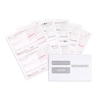 Algopix Similar Product 5 - W2 Forms 2021 4 Part Tax Forms 25