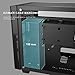 immagine 8anidees AI Crystal Cube AR V3 Case in Vetro temperato a Doppia Camera EATX/ATX per PC con 5 ventole RGB PWM / 2 Strisce LED - Nero