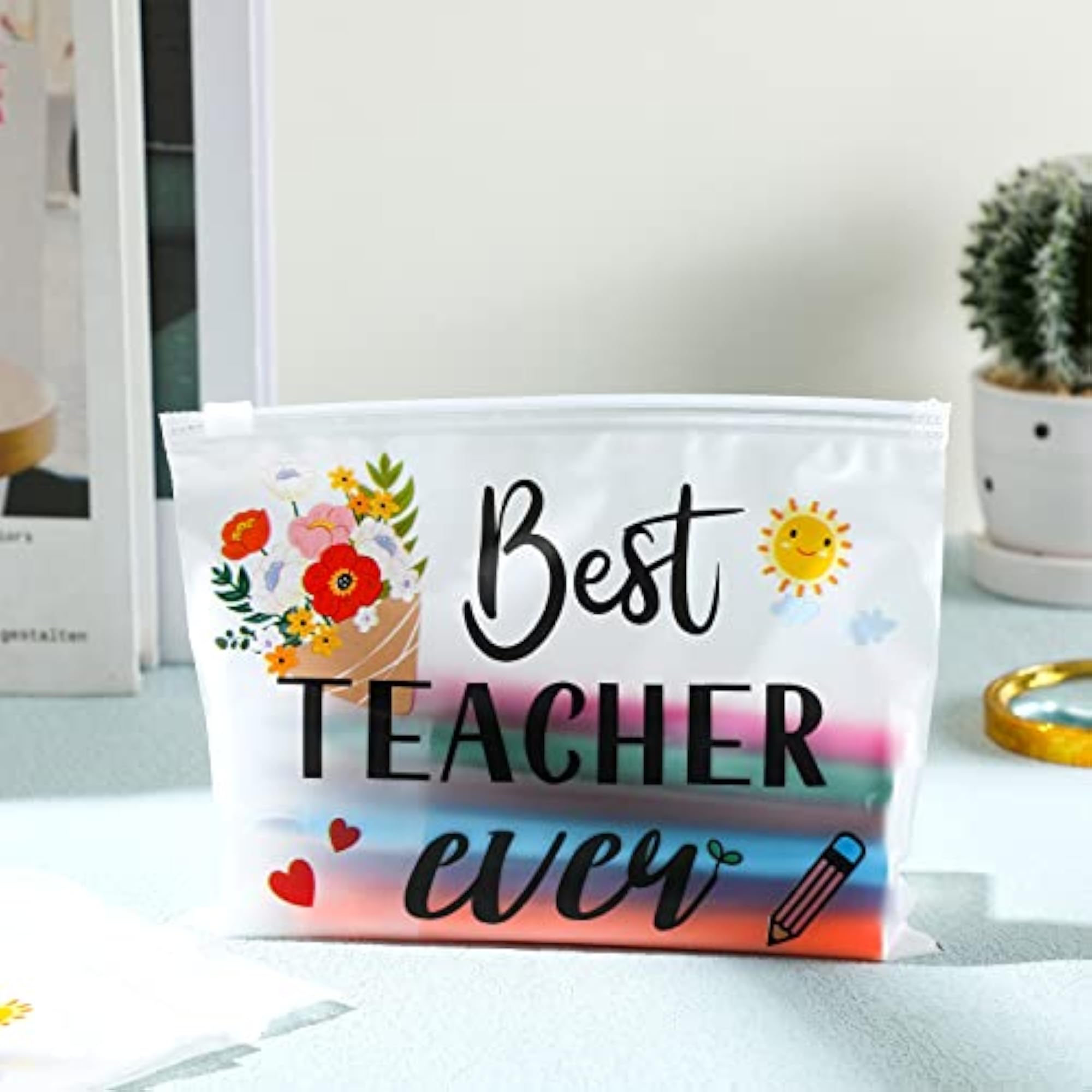 60 Pcs Teacher Appreciation Gifts Bulk Small Makeup Bags