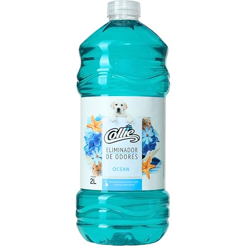Collie Eliminador De Odores Para Cães E Gatos Ocean 2 Litros Azul
