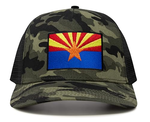 Image of International Tie State Hat for Men and Women, Adjustable Snapback Trucker Baseball Cap with Embroidered Patch