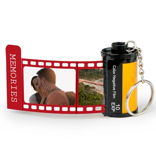 Wanapix | Llavero Carrete con Fotos | Llavero Personalizado con 10 Fotos | Regalo Original para San Valentín/Aniversario/Cumpleaños | Photo Red Wanapix | Llavero Carrete con Fotos | Llavero Personalizado con 10 Fotos | Regalo Original para San Valentín/Aniversario/Cumpleaños | Photo Red