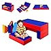 Costzon 4-in-1 Unique Shapes Convertible Climb and Crawl Foam Set, 8-Piece Colorful PU Activity Play Soft Zone, Safe Active Climbing, Crawling, Sliding for Toddler, Baby and Preschooler (Assorted)