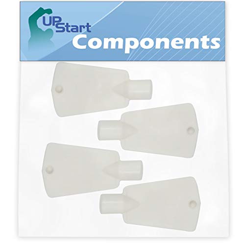 4-Pack 297147700 Freezer Door Key Replacement for Frigidaire FFU20FC4AW0 Freezer - Compatible with 297147700 Lock Key - UpStart Components Brand