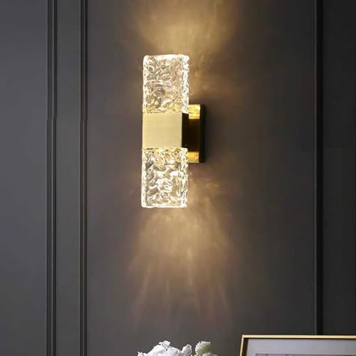 Apliques de pared inalámbricos LED dorados regulables con mando 7