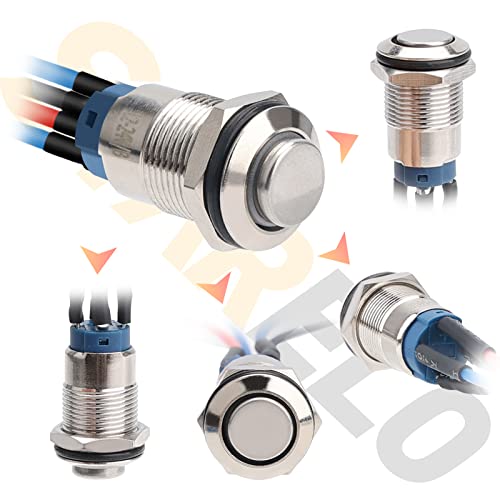 Starelo PUSH BUTTON SWITCH Silver Shell With Pre-Wiring thumb #7