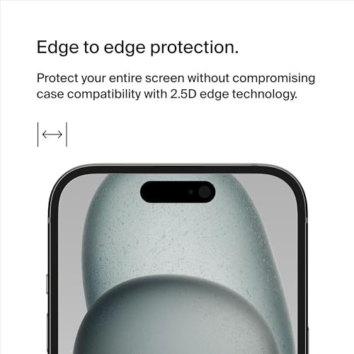 Belkin Screenforce Tempered Gl. Privacy Iphone 15/14Pro OVA147ZZ - 5