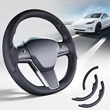 Steering Wheel Cover for Tesla Model 3 2017-2023/ Model Y 2020-2024