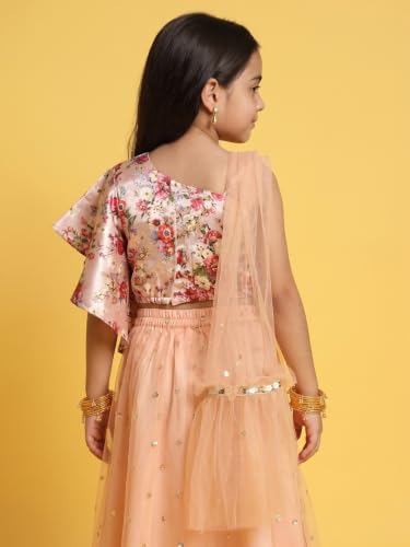 Image of Nautinati Girls Lehenga Choli Set