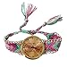 Produktbild Chowcencen Ethnische Art-Quarz-Uhr-Frauen-Damen Handgemachte geflochtenes Armband, handgewebt Armband handgewebte DIY Armbanduhr