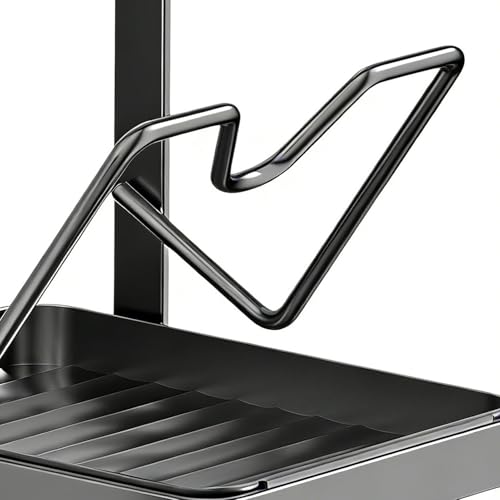 Étagère support de couvercle de casserole double niveau au design épuré - 8