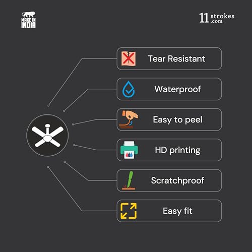 Image of 11 Strokes Black & White Switch Board Stickers for Home - 3 Sheets Black Switch Board Stickers, Electric Switchboard self Adhesive Stickers, Light Stickers, Bell Sticker Light Fan Sticker for Switch