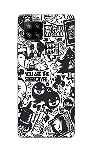 Image of Printed Hard Back Cover Case for Samsung Galaxy M42 5G | Samsung Galaxy A42 5G Back Cover (Mixed Cartoon) -1302