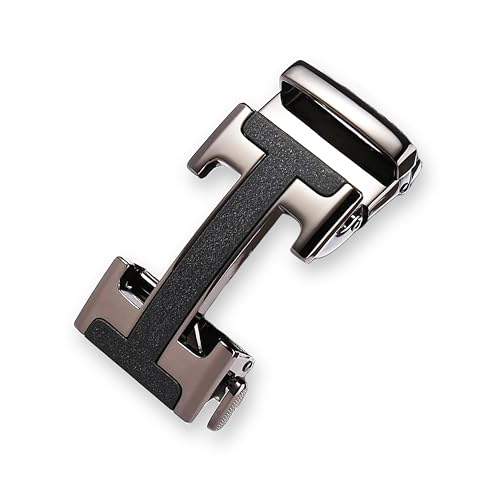 Image of Contacts Automatic Belt Buckles for Men - Ratchet Belt Strap Replacement or Custom Fit, Fits Waist 28-42 Inches - No Strap Included