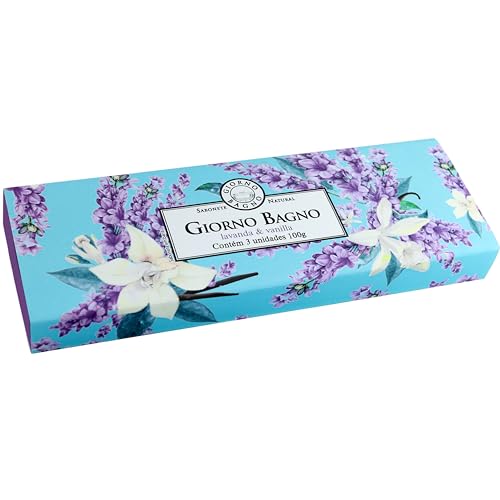 Kit de Sabonete em Barra Para Mãos e Corpo, Lavanda e Vanilla, Gi...