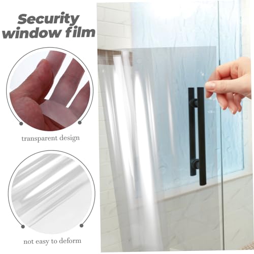 Película de seguridad para ventana PRETYZOOM 100x50 cm miniatura 7