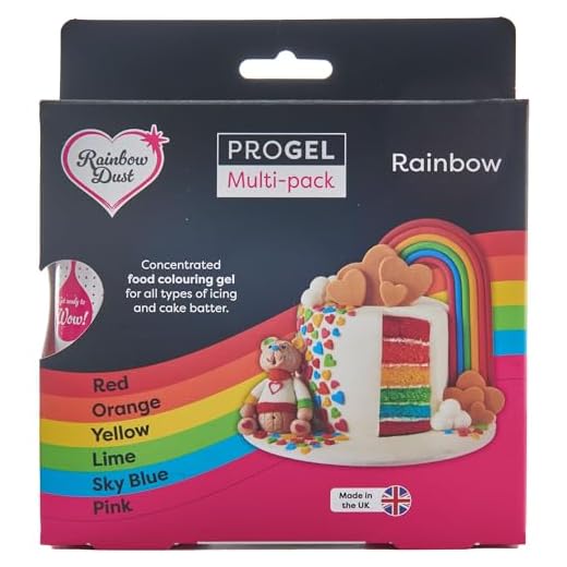 Rainbow Dust ProGel Rainbow Multipack 6 x 25 g