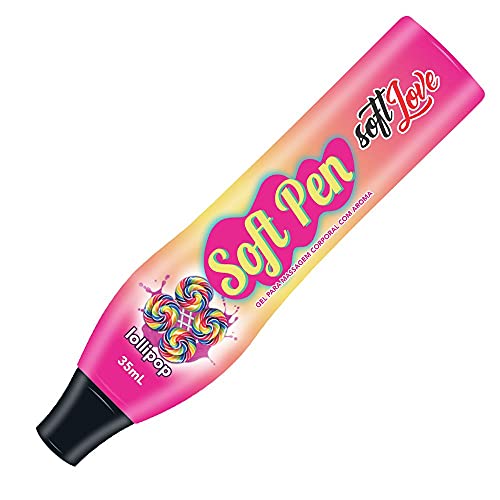 Caneta Comestivel Soft Pen Lollipop 35ml Soft Love