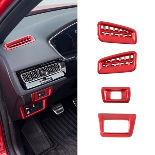 OSNLEW Red Interior Trim Kit for Honda Civic 11th 2022-2026 by OSNLEW - Used condition - Image 8