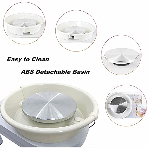 Narra Electric Potter's Wheel 25Cm 350W Ceramic Pottery Wheels Heavy Duty Pottery Forming Machine For Beginner Diy With Foot Pedal And Clay Tools At Home School Pottery Studios #TOP3