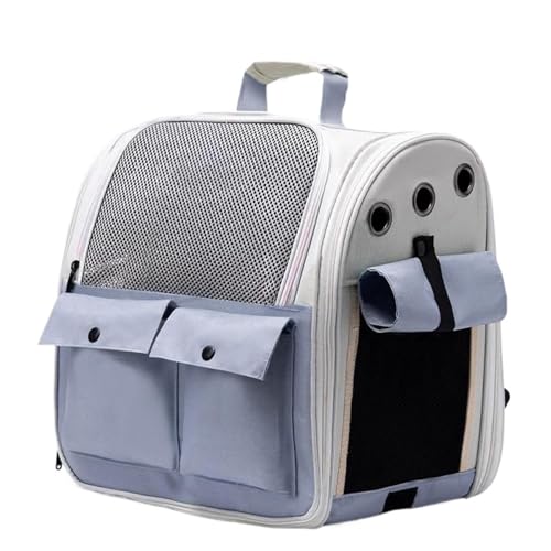 XZJPMT Cat Bag Outdoor Portable Pet Backpack Double Shoulder Four Seasons Universal Anti-Stress Cage Handheld Breathable