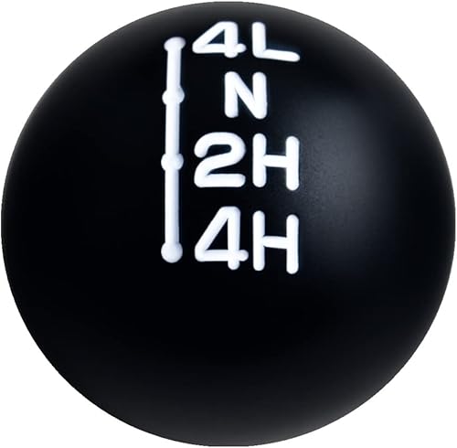 DEWHEL Pomo de cambio de caja de transferencia con peso de aluminio 38x24 palanca de cambios compatible con Dodge 1969-1973 + Ford 1973-1979