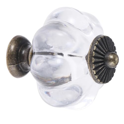 Herrajes de cocina de alta gama con perillas de acrílico y base de aleación 82mm 2