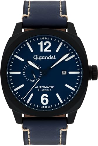 Montre automatique japonais Gigandet homme en cuir pour le quotidien et les affaires