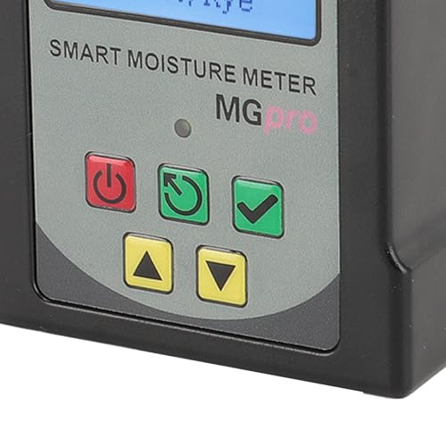 Misuratore di umidità per cereali digitale, Misuratore di umidità per Cereali con Display LED in mini tazze compensazione Automatica della Temperatura per caffè cacao riso grano 25 tipi di cereali