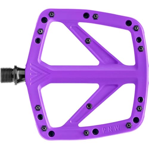 PNW Components Range Composite MTB Pedals – Nylon Flat Mountain Bike Pedals