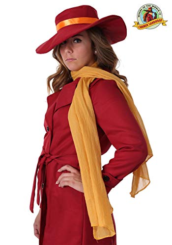 Carmen Sandiego Iconic Yellow Scarf Costume - Officially Licensed Halloween Accessory2