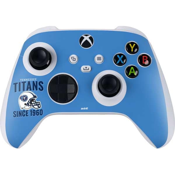 Skinit Decal Gaming Skin Compatible with Xbox Series S Controller - Officially Licensed NFL Tennessee Titans Helmet Design