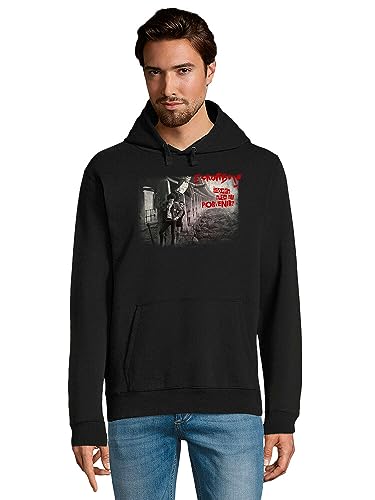 latostadora Sudadera con Capucha Dónde Esta El Porvenir para Hombre - Negro L - Ref. 1942184-P