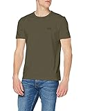 logo cbta 307 Ajuste: Regular Fit BOSS tee Curved Logo Camiseta, Green (Dark Green 307), M para Hombre