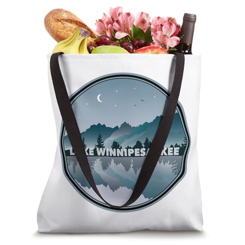 Bolso tote con reflejo del lago Winnipesaukee, Nuevo Hampshire miniatura 4