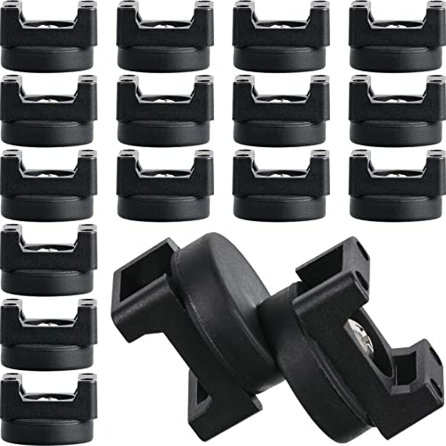 Yookeer 15 Pieces Magnetic Cable Clips Zip Tie...