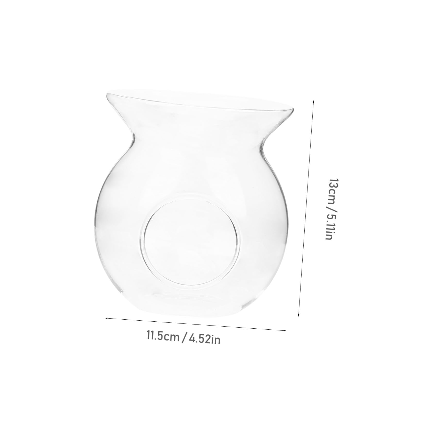 ULTECHNOVO Duftlampe Aus Glas Als Kerzenwärmer Und Ölbrenner Für Tischdekoration Hitzebeständig Und Rissfrei
