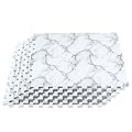 Forest Floor Farmhouse 3/8-Inch-Thick Printed Foam Tiles, Premium Marble Interlocking Foam Floor Mats, Anti-Fatigue Flooring – Stylish Flooring Solution, Marble, 12 24"x24" Tiles, 48 Sq Ft