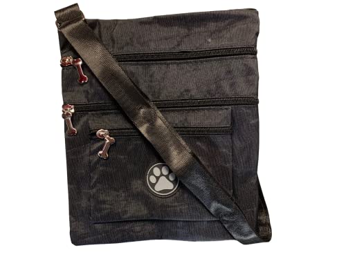 Love EMVY Dog Walking Treat Crossbody Bag (Black)