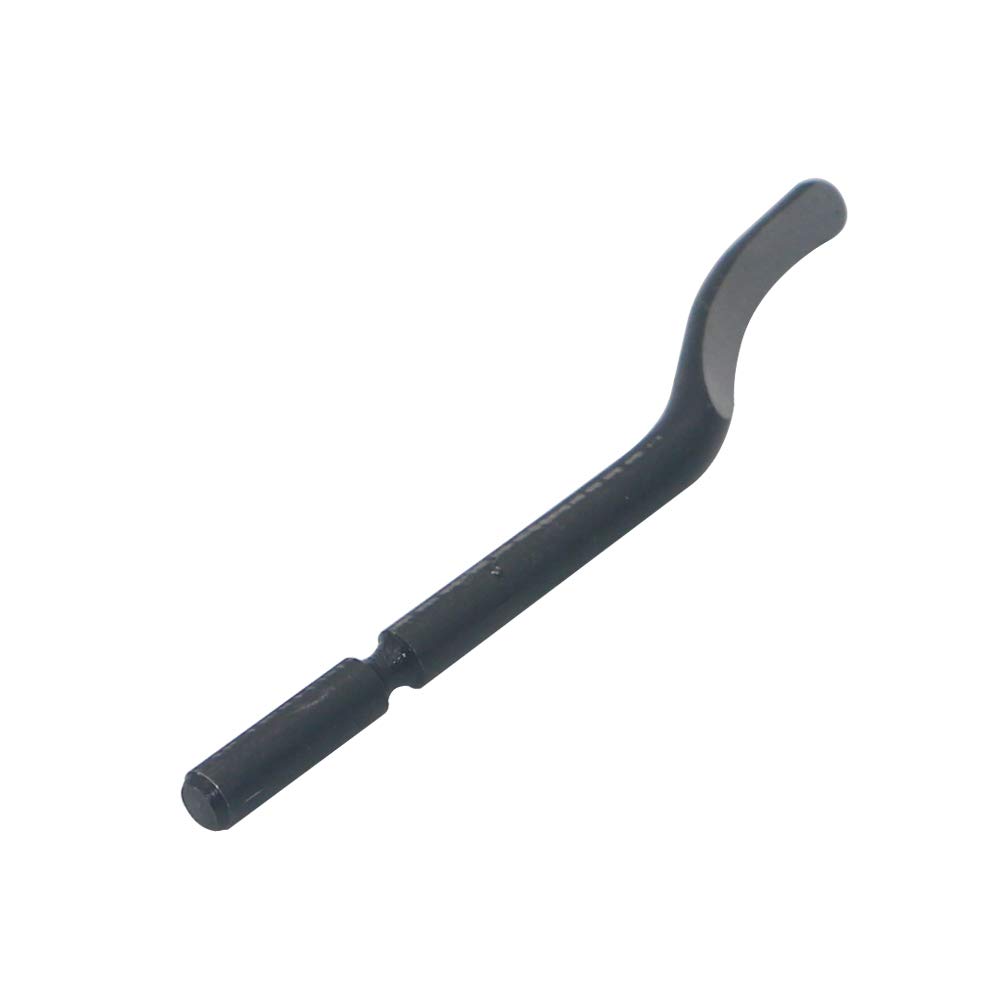 Hand Metal Deburring Tool NB1100 Handle + 10 pcs BS1010 Rotary Deburr Blades, Burr Remover Hand Tool for Wood/Plastic/Aluminum/Copper and Steel
