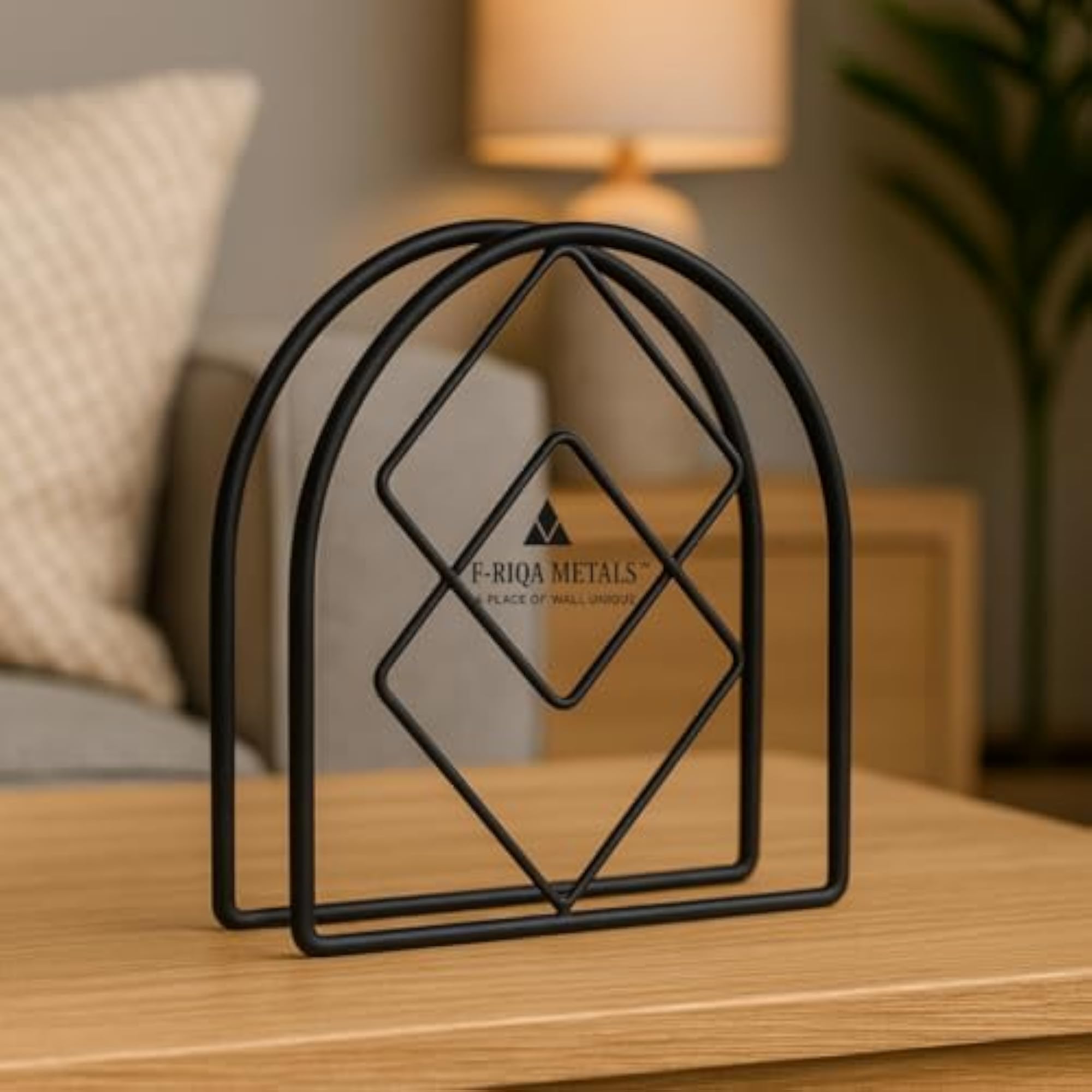 Modern Iron Napkin Holder, Elegant Table Accessory