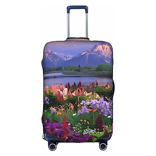 Housse de protection pour valise Dehiwi blanche aux finitions haut de gamme