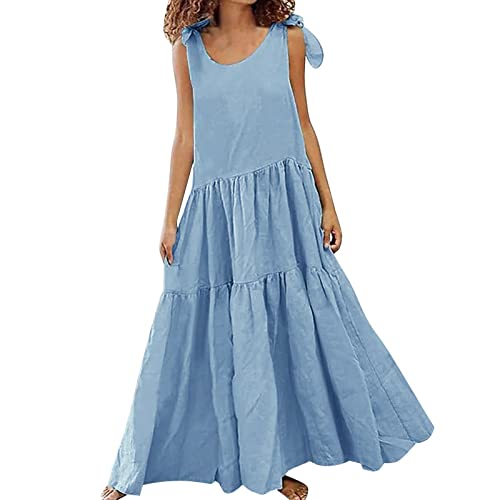 Robe décontractée femme col rond manches courtes jupe légère style quotidien chic